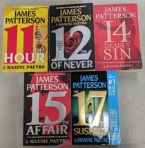 James Patterson Trade Paperback Lot Women&#39;s Murder Club 11th 12th 14th 15th x5 - £15.24 GBP