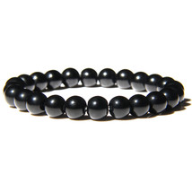 1PC Handmade Stretch Bracelets For Men 4 6 8 mm Natural Agates Stone Beaded Brac - $13.36