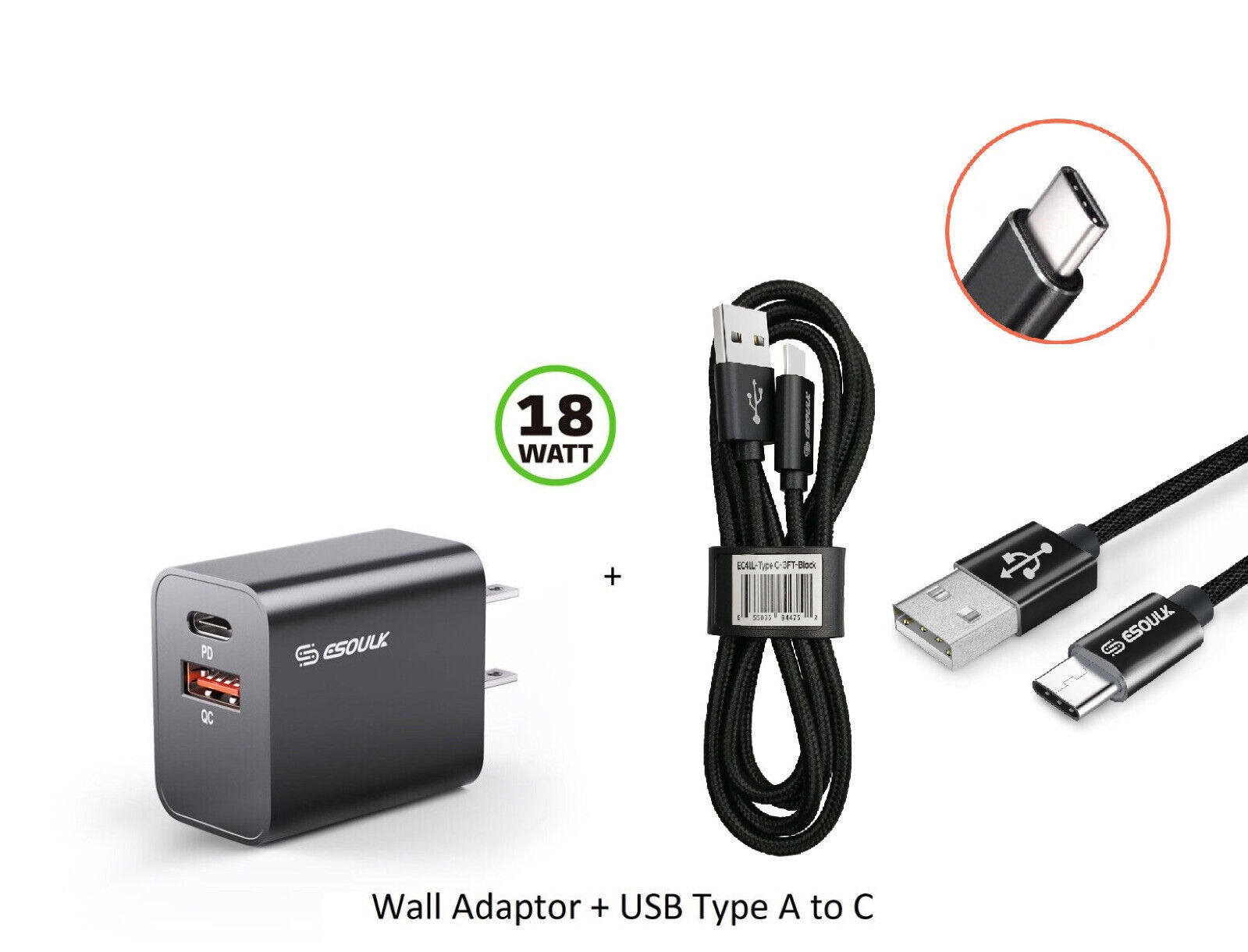 Primary image for Type C Home Wall Travel Charger For Samsung Galaxy A12 S127DL / A12 Nacho