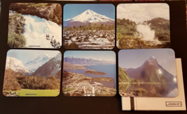 6  Jason New Zealand Scenic Place Mat LOT Original Box VTG Mountain Waterfalls - £15.04 GBP