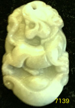 Natural Untreated Jade Tablet/Pendant (7139) - $17.20
