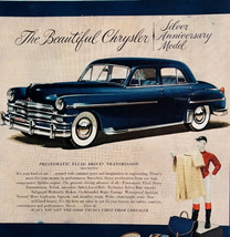 1949 Chrysler Silver Anniversary Model Advertisement Automobilia Cars DW... - $39.99
