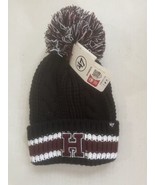 Harvard University Crimson Womens Beanie Pom Winter Hat 47 Brand NWT Black - £22.61 GBP
