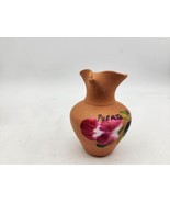 Vtg Mini Puerto Rico Pottery Vase Handpainted Souvegnir - $16.00