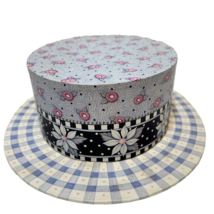 Vintage 1997 ME Cardboard Hat Shaped Decorative Box Mary Engelbreit 10x9x3&quot; - £10.56 GBP