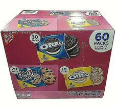  Nabisco Cookies Variety, Chips Ahoy, Oreo, Golden Oreo, 60-count  - £17.09 GBP