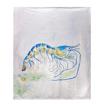 Betsy Drake Blue Shrimp Throw - £50.39 GBP