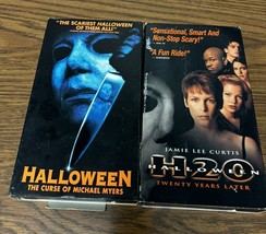 Halloween Movie Lot Of VHS Tapes; Curse Of Michael Myers, H20 &amp; The Haunting - $29.69