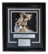Taylor Swift Framed 8x10 Concert Photo w/ Laser Engraved Signature - £92.23 GBP