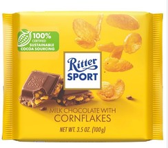 Ritter Sport - Milk Chocolate with Cornflakes -100g - $4.95