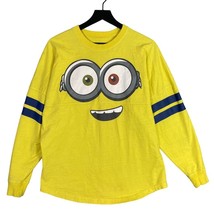 Universal Studios Despicable Me Minions Long Sleeve Graphic Tee Yellow Small - £24.53 GBP
