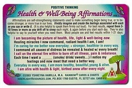 Inner Light Resources Original Wallet Cards Health Affirmations - $7.74