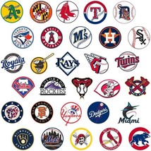 30 MLB Baseball Logo Decals Vinyl Stickers for Luggage Laptop Helmet Cel... - £5.28 GBP