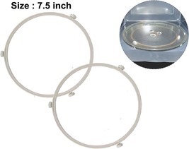 4-Pack 7.5&quot; Turntable Ring Tray Support for Microwave Oven Glass .5&quot; Height - £14.42 GBP