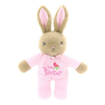 Way to Celebrate! My 1st Easter Plush Toy Pink Bunny Rattle Flower Plush NEW - £23.34 GBP
