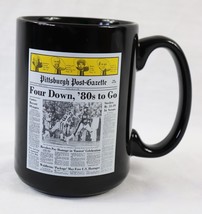 Pittsburgh Post Gazette Steelers Super Bowl XIV Coffee Mug John Stallworth - £11.86 GBP