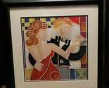 ERIC WAUGH  LIMITED EDITION ORIGINAL SERIGRAPH ART Man Women Dancing - $749.00