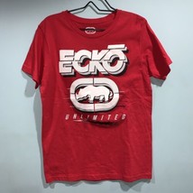 ECKO UNLIMITED Mens Short Sleeve Spellout Shirt Sz M Embossed Graphic Pr... - £15.99 GBP
