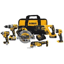 DEWALT 20V MAX Power Tool Combo Kit, 6-Tool Cordless Power Tool Set with... - $1,462.99