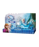 Disney Frozen Swirling Snow Sled Gift Set Elsa &amp; Anna Playset New - £16.81 GBP