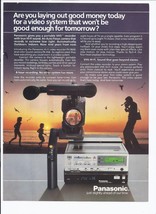 1985 Panasonic Video Recorder PV-9600 Print Ad Electronics 8.5&quot; x 11&quot; - £15.18 GBP