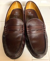Mephisto Brown Leather Men Loafer Shoes sz 10.5 - £39.51 GBP
