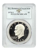 1978-S $1 PCGS PR70DCAM ex: D.L. Hansen - $560.18