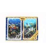 Vtg Congress Playing Cards Double Deck Box Ocean Fish Large Number Unope... - $19.99