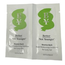 Better Not Younger Bounce Back Shampoo &amp; Conditioner Curly Hair 0.34oz/10mL each - $5.75