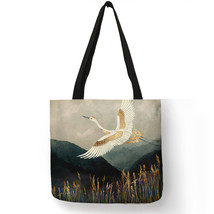 Gn causal women handbag crane designer tote bag eco reusable shoulder shopping bags for thumb200