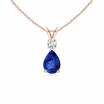 Authenticity Guarantee

ANGARA Natural Tanzanite &amp; Diamond Pendant in 14K Ros... - £721.10 GBP