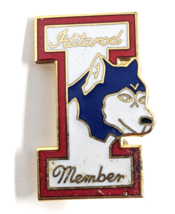 Alaska Iditarod Sled Dog Race Member Pin Badge Husky Capital Letter I Jostens - £9.71 GBP