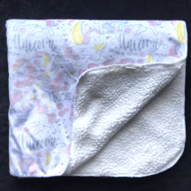 Unicorn Baby Blanket Velour Sherpa No Tag - £6.37 GBP