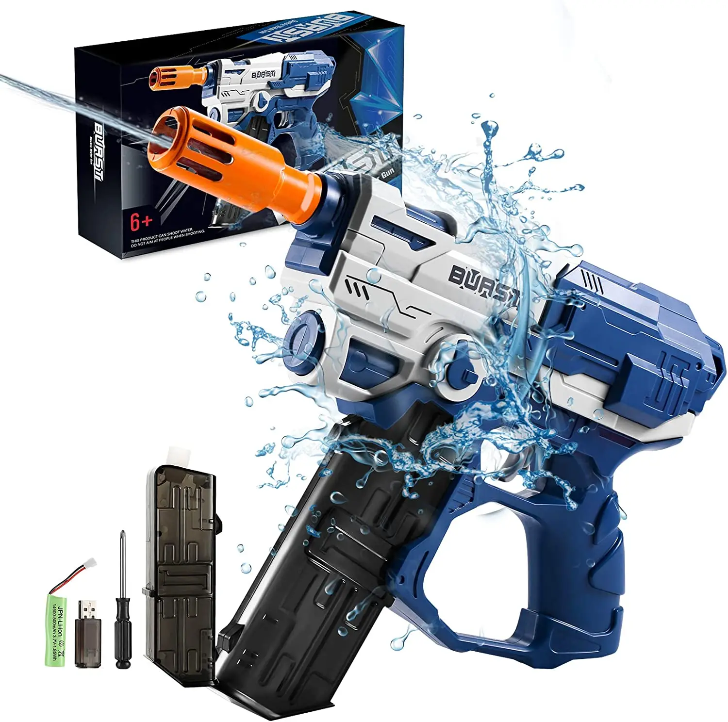 New Electric Water Gun Automatic Water Soaker Gun Water Guns for Adults &amp; Kids - £28.61 GBP