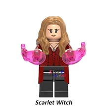1pcs Superhero Scarlet Witch Marvel Avengers Infinity War Minifigures Block - £2.37 GBP