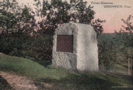 Greenwich Connecticut Putnam Hill Monument Postcard - $14.57