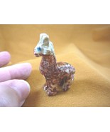 (Y-GIR-18) GIRAFFE African animal gem stone carving SOAPSTONE PERU love ... - $11.78 CAD