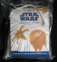 Star Wars Pancake Molds Cutters Set Vehicles Millennium Falcon Williams-Sonoma - £28.26 GBP
