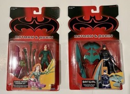 Batman &amp; Robin Batgirl &amp; Poison Ivy 5&quot; Action Figure Kenner New 1997 Vintage Toy - £28.30 GBP