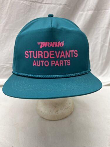trucker hat baseball Cap Vintage SnapBack Cloth Sturdevants Auto Parts P... - $39.99