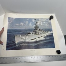 Original Vietnam War US Navy Poster of The USS Hooper DE-1026 - $19.95