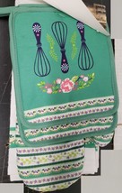 5pc Kitchen Set:2 Pot Holders,1 Oven Mitt &amp;2 Towels,Kitchen Tools,Whisks,Premius - $14.84