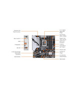 Gigabyte LGA1700 socket/ Intel B760/ / WiFi&amp;Bluetooth/ SATA3&amp;USB3.2/ M.2... - $4,735.29 MXN