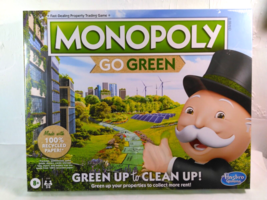 Monopoly: Go Green Edition Board Game for Families Ages 8 and Up - Fast Ship! - £14.40 GBP