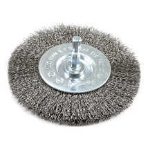 Forney 72740 Wire Wheel Brush, Fine Crimped with 1/4-Inch Hex Shank, 4-I... - £10.18 GBP