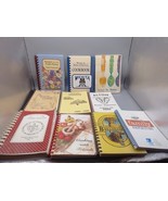 Lot of 10 Vintage Local Spiral Bound Cookbooks - Community, Alumni, Church - $391.95 MXN
