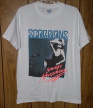 Scorpions Concert Tour Shirt Vintage 1988 Savage Amusement Single Stitched X-LG - £195.77 GBP