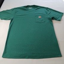 Carhartt K87 L07 Loose Fit Men's Green Cotton Blend Short Sleeve T-Shir Size M image 8