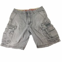 Vtg. Union Bay Cargo Shorts Men 32&quot; Actual 33&quot; Gray Outdoor Hiking Fishing - $23.70