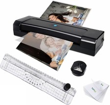 Laminator Machine, 9 In 1, Laminator With 10 Laminating Sheets, With Paper - $47.94